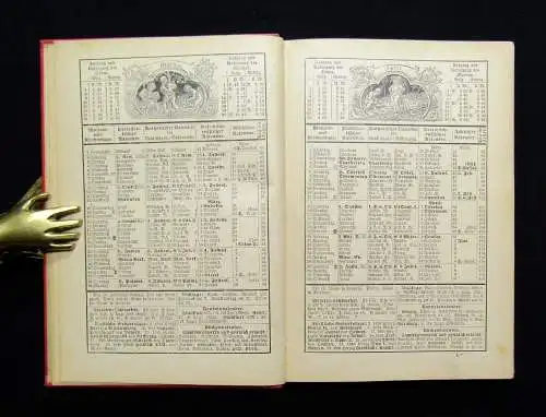 Gartenlaube Kalender 2x 1890 und 1889 Unterhaltung Nachrichten Gemeinschaft