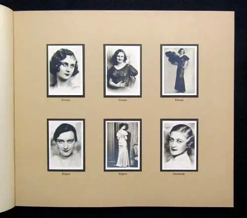 Sammelbilderalbum Die schönsten Frauen der Welt Schönheitsköniginnen 1933 kompl.