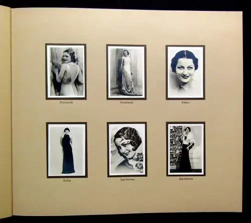 Sammelbilderalbum Die schönsten Frauen der Welt Schönheitsköniginnen 1933 kompl.