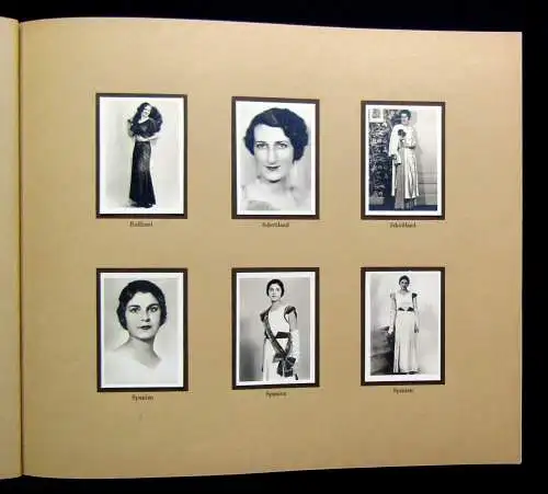 Sammelbilderalbum Die schönsten Frauen der Welt Schönheitsköniginnen 1933 kompl.