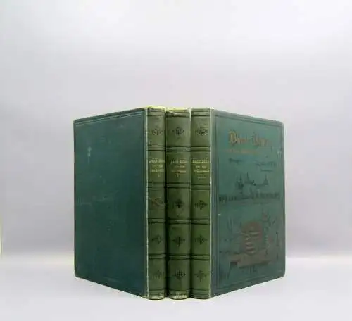 Bunte Bilder aus dem Sachsenlande 3 Bde. 1900,1901,1902 zahlreiche Abb. Saxonica