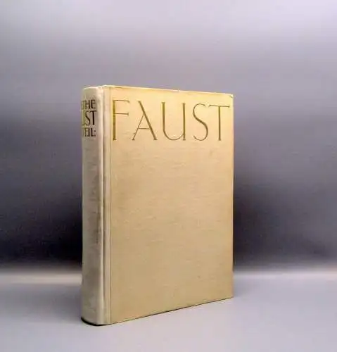 Goethe, Faust Teil 1 und 2 Eine Tragödie komplett 1922 Wette Literatur Teufel