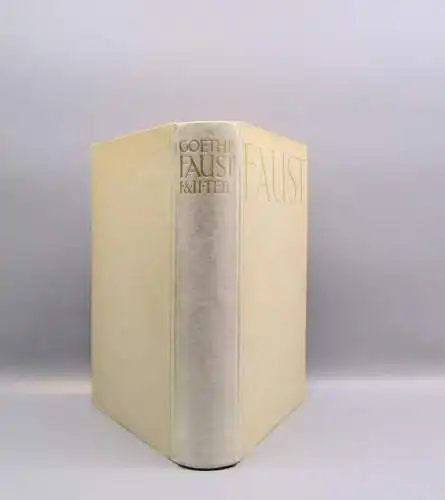 Goethe, Faust Teil 1 und 2 Eine Tragödie komplett 1922 Wette Literatur Teufel