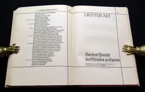 Goethe, Faust Teil 1 und 2 Eine Tragödie komplett 1922 Wette Literatur Teufel
