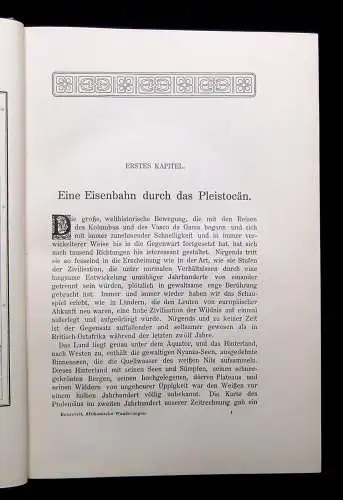 Roosevelt, Theodore Afrikanische Wanderungen eines Naturforschers u. Jägers 1910