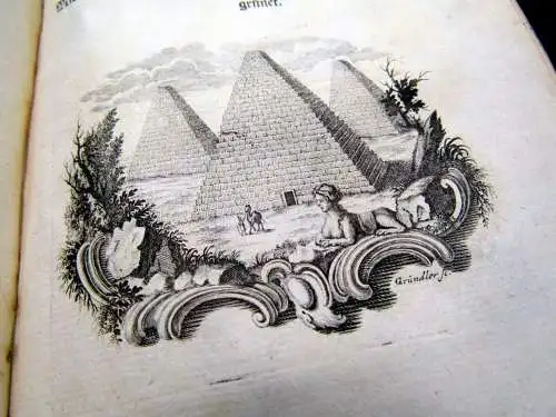 Uebersetzung des Oden des Horaz 5 Teile in 1 Buch 1756 zahlreiche Kupfervignett.