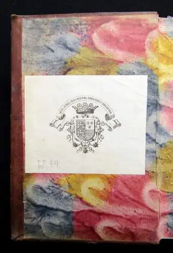 Uebersetzung des Oden des Horaz 5 Teile in 1 Buch 1756 zahlreiche Kupfervignett.