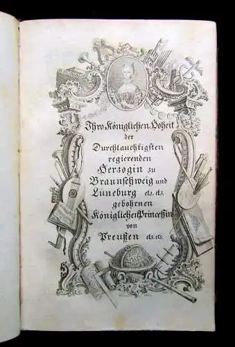 Uebersetzung des Oden des Horaz 5 Teile in 1 Buch 1756 zahlreiche Kupfervignett.