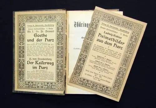 Bechstein, Ludwig Thüringer Sagenbuch 5 Bde. 1913 Buchschmuck von Hanns Bock