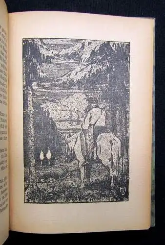 Bechstein, Ludwig Thüringer Sagenbuch 5 Bde. 1913 Buchschmuck von Hanns Bock