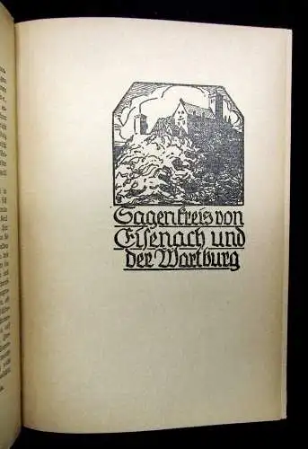 Bechstein, Ludwig Thüringer Sagenbuch 5 Bde. 1913 Buchschmuck von Hanns Bock