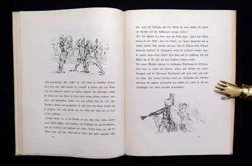 Witt Die tapferen Zehntausend um 1920 mit 34 Lithographien von Max Slevogt