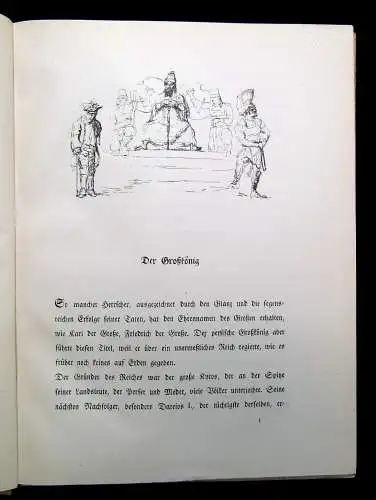 Witt Die tapferen Zehntausend um 1920 mit 34 Lithographien von Max Slevogt