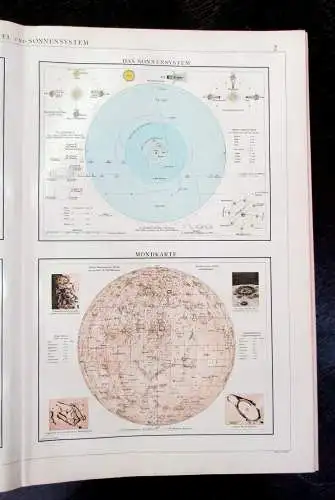 Scobel Andrees Allgemeiner Handatlas 1910 Jubiläums-Ausg. 139 Haupt-u.161 Karten