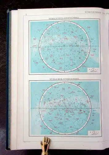 Scobel Andrees Allgemeiner Handatlas 1910 Jubiläums-Ausg. 139 Haupt-u.161 Karten