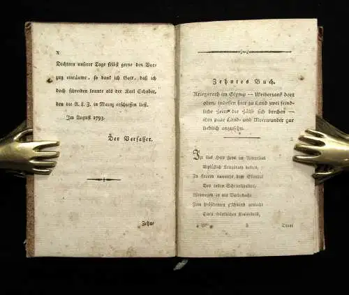 Virgils Aeneis 4 Bde. komplett Mischauflage 1784,88,85,94 Abenteuer Hoffnung