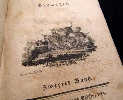 Virgils Aeneis 4 Bde. komplett Mischauflage 1784,88,85,94 Abenteuer Hoffnung