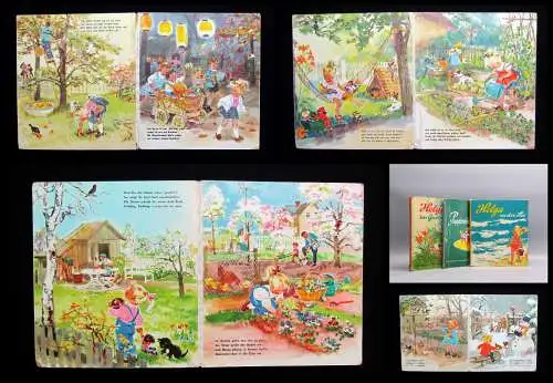 Roth-Schaberschul Krumbach 3 DDR-Bilderbücher Helga um 1950 Kinderbuch Literatur