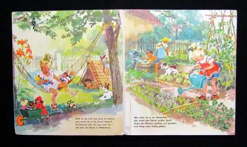 Roth-Schaberschul Krumbach 3 DDR-Bilderbücher Helga um 1950 Kinderbuch Literatur