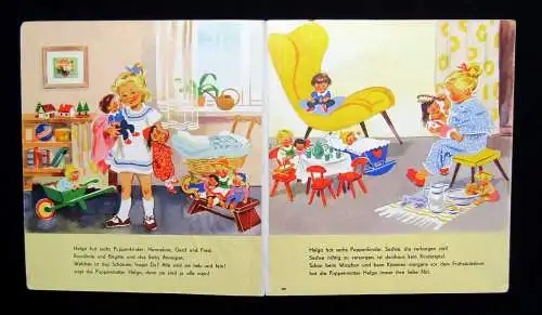 Roth-Schaberschul Krumbach 3 DDR-Bilderbücher Helga um 1950 Kinderbuch Literatur
