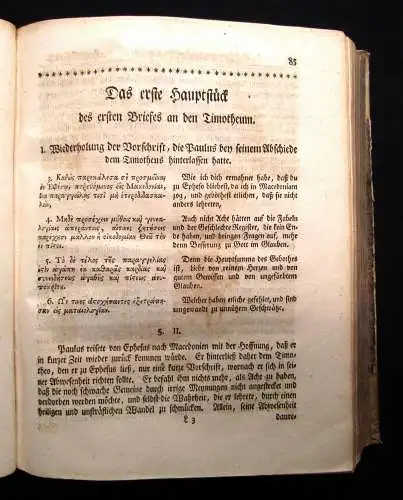 Mosheim Erklärung der beyden Briefe des Apostels Pauli an den Timotheum 1755 EA