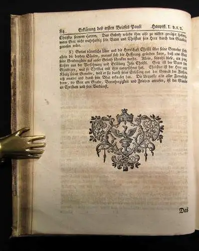 Mosheim Erklärung der beyden Briefe des Apostels Pauli an den Timotheum 1755 EA