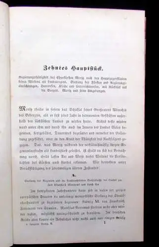 Langenn, Moritz Herzog u Churfürst zu Sachsen Zeitalter d Reformation 1841 2 Bde
