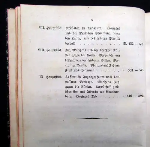Langenn, Moritz Herzog u Churfürst zu Sachsen Zeitalter d Reformation 1841 2 Bde