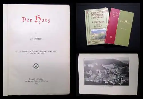 Scobel, Günther Land und Leute Der Harz/ Thüringen 1901, 1910 Reise Abenteuer