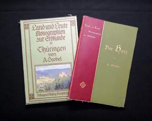 Scobel, Günther Land und Leute Der Harz/ Thüringen 1901, 1910 Reise Abenteuer