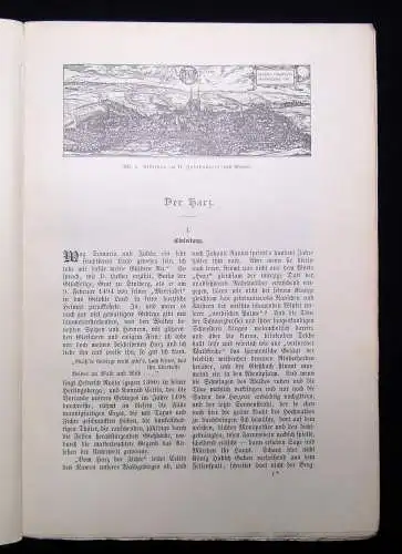 Scobel, Günther Land und Leute Der Harz/ Thüringen 1901, 1910 Reise Abenteuer