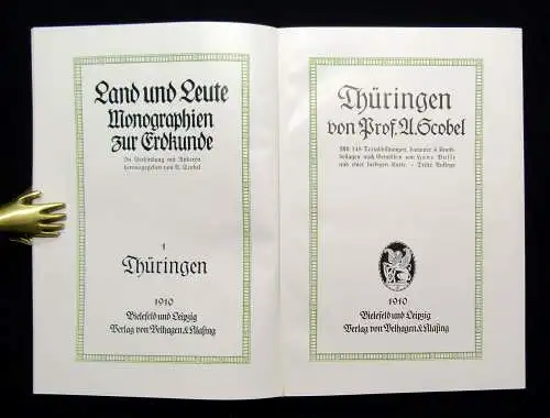Scobel, Günther Land und Leute Der Harz/ Thüringen 1901, 1910 Reise Abenteuer