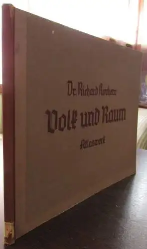 Korherr, Dr. Richard 1938 Volk und Raum - Atlaswerk - Mit 98 Karten am