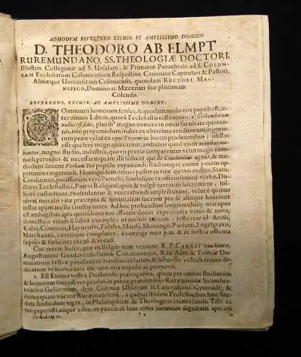 Cornucopiae concionum sacarum et moralium formatarm Pars secunda  2 in 1, 1670
