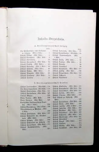 Metzsch-Reichenbach Die interessantesten alten Schlösser u Burgen Sachsens 1910