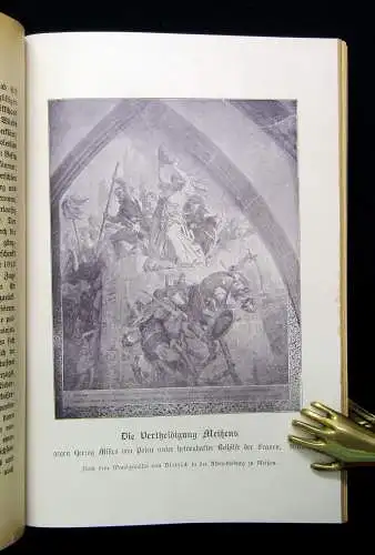 Sturmhoefel Illustrierte Geschichte der Sächsischen Lande u ihrer Herrscher 1898