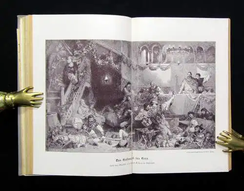 Sturmhoefel Illustrierte Geschichte der Sächsischen Lande u ihrer Herrscher 1898