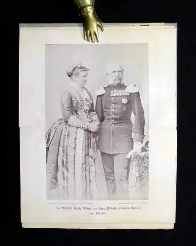Sturmhoefel Illustrierte Geschichte der Sächsischen Lande u ihrer Herrscher 1898