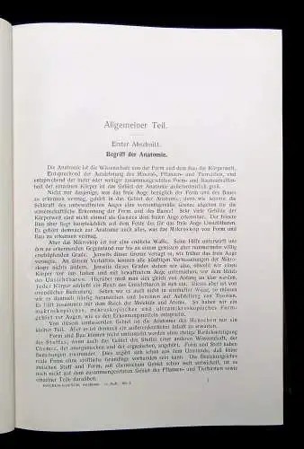 Kopsch Lehrbuch und Atlas der Anatomie des Menschen 1952 Bd. 1-3 komplett Wissen