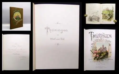 A. Trinius Thüringen in Wort und Bild Heimatlieder Reise Abenteuer Literatur