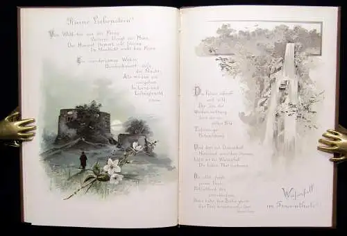 A. Trinius Thüringen in Wort und Bild Heimatlieder Reise Abenteuer Literatur