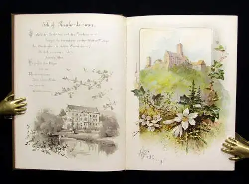 A. Trinius Thüringen in Wort und Bild Heimatlieder Reise Abenteuer Literatur