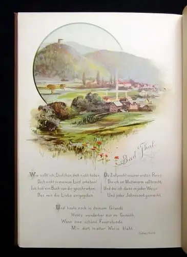 A. Trinius Thüringen in Wort und Bild Heimatlieder Reise Abenteuer Literatur
