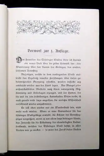 Trinius 2 Bde Kreuz und Quer - Der Rennstieg um 1900-1910 Ortskunde Reiseführer
