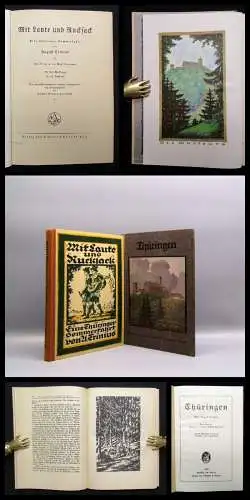 Trinius, August Mit Laute und Rucksack- Thüringen 2 Bde. zusammen 1923 Literatur