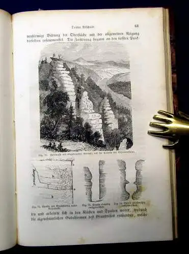 Gutbier Geognostische Skizzen aus der sächsischen Schweiz 1858 Selten mb