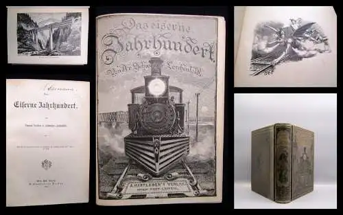 Lerchenfeld Das Eiserne Jahrhundert 200 Or.-Illustrationen in Holzschnitt 1884