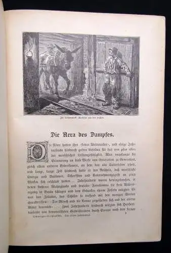 Lerchenfeld Das Eiserne Jahrhundert 200 Or.-Illustrationen in Holzschnitt 1884