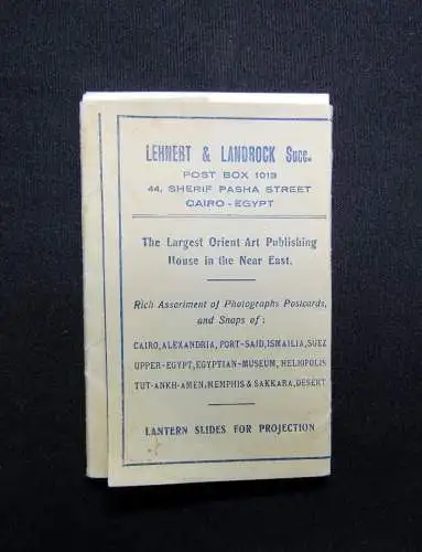 10 Karten, Postkarten in Original-Hülle "Lehnert & Landrock" Memphis und Sakkara