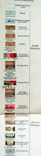 Geologische Spezialkarte von Württemberg 2.Auflage 1934 Maßstab von 1:25 000